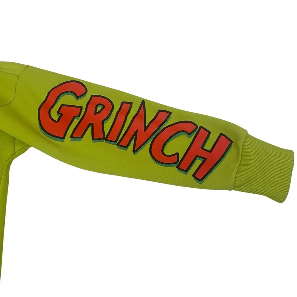 The Grinch Dr Seuss Kids Hoodie Green All Over Print Youth 9-10 Yrs Sweater